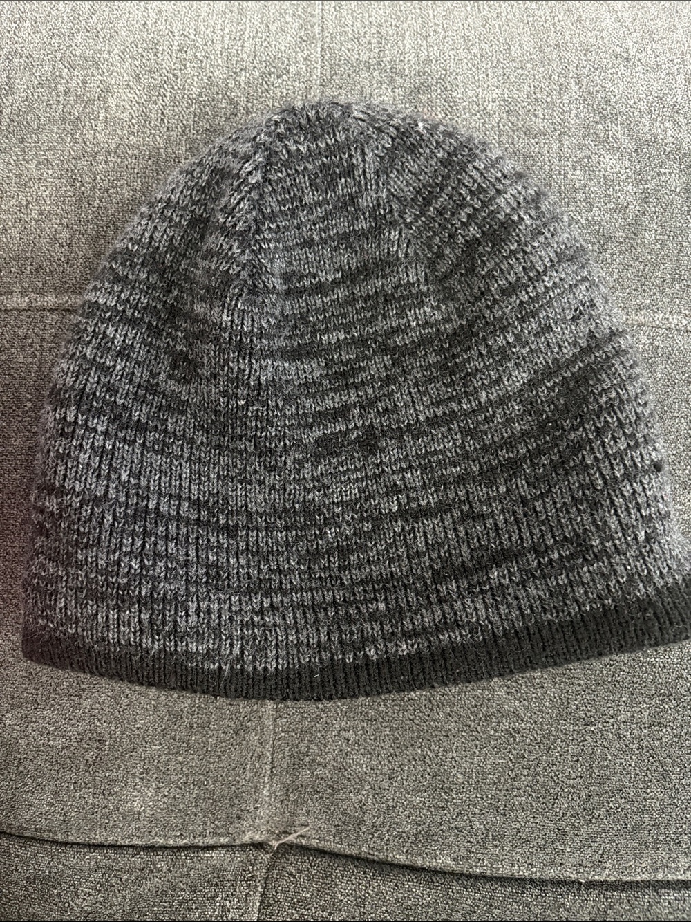 Heathered Gray Knit Beanie